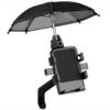 Waterproof Motorcycle Phone Mount with Umbrella