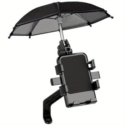 Waterproof Motorcycle Phone Mount with Umbrella