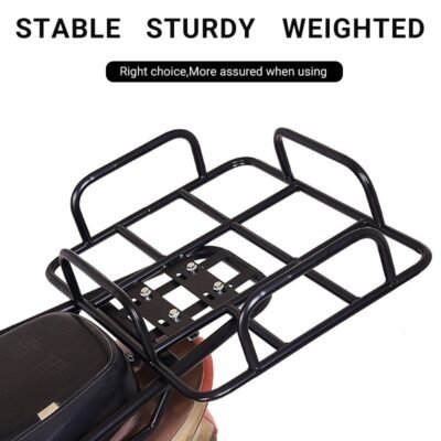 Heavy-Duty Waterproof Design for Foodpanda/Grab Riders, Motorcycle Rack, Motorcycle Support Side Rack