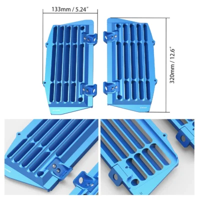 NICECNC For Husqvarna TE 300 FE 350 FE 450 FE 501 2017-2023 Radiator Grille Grill Protective Guard Cover TX 300 TC 125 FC FX 350