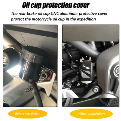 S5080aaae0d2a4bb9b0d599ae89346ea2t.webp For Yamaha FZ6 FZ-6 ZF6N FZ6R FAZER Accessories Rear Brake Fluid Reservoir Cover Oil Cup Protector Guard Motorcycle Parts
