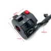 S520d7426e12e4192a1cc542cb3d6ef728.webp 1Pcs Left 22mm Motorcycle Switches Motorbike Horn Button Turn Signal Warning Light Handlebar Controller Switch
