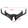 Motorcycle Modification ABS Bird Mouth Wind Tunnel Wing Shark Fin Air Intake Lip for Yamaha R15 V3 Customizable Size And Color