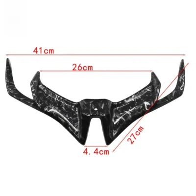 Motorcycle Modification ABS Bird Mouth Wind Tunnel Wing Shark Fin Air Intake Lip for Yamaha R15 V3 Customizable Size And Color