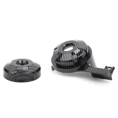 S79a6e2e5c2c14ffb86914a0e36f0b082d.webp Motorcycle Carbon Fibre Round Fastener Lock Cover Fit For Honda Grom Msx125 SF 2013-2016 Fairings Kit Parts