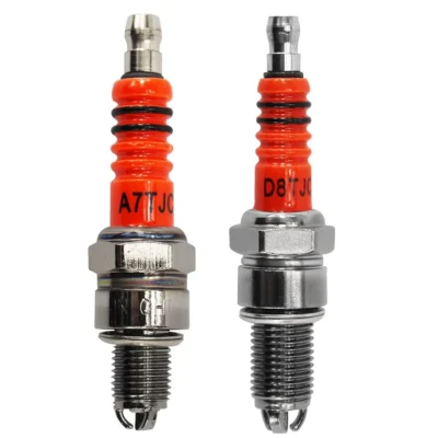 Sd357b2646afd44a799aadd73ef54d963a.webp A7TJC D8TJC Spark Plug 3 Electrode For GY6 50cc 125cc 150cc 200cc Engine Motor Dirt Bike Moped Scooter ATV Go Kart