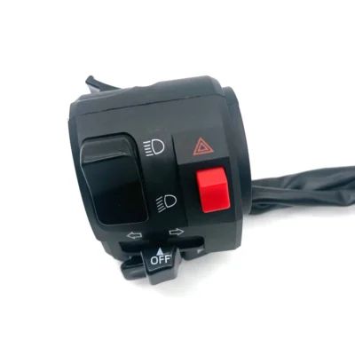 Sda61ced2f74d401bac09e9672987e3b5j.webp 1Pcs Left 22mm Motorcycle Switches Motorbike Horn Button Turn Signal Warning Light Handlebar Controller Switch