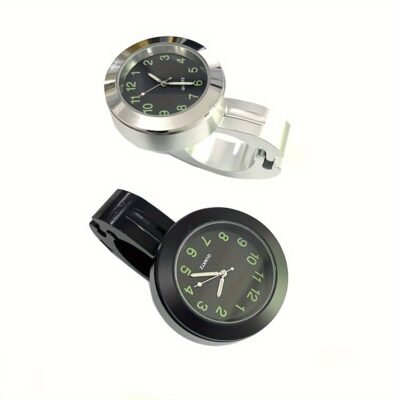 Universal Motorcycle Refit Bike 7/8'' 22mm-1'' 25mm Handlebar Mount Clock